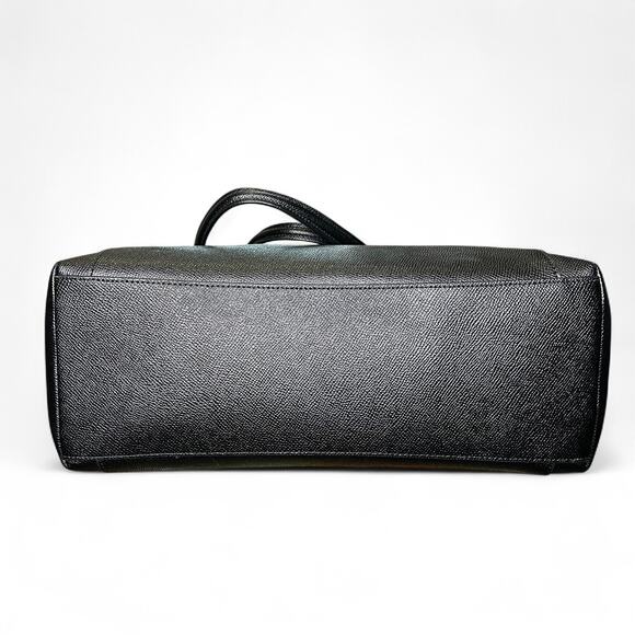 Coach Ava Tote in Black Crossgrain Leather Gold hardware - Picture 8 of 13